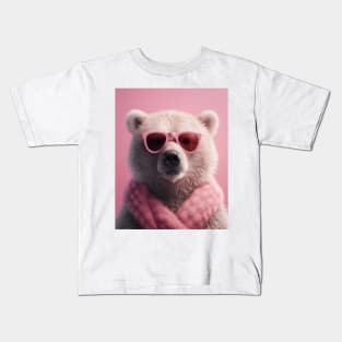 Pink Teddy Bear Kids T-Shirt